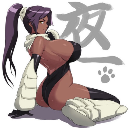 【ブリーチ】夜一(よるいち)のエロ画像！性癖を狂わす褐色巨乳